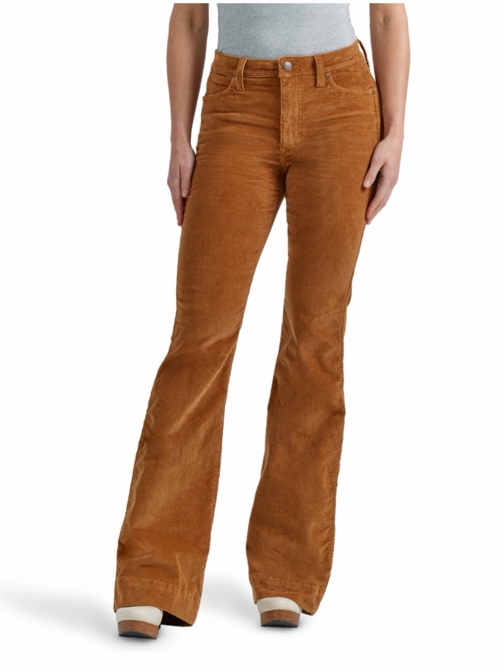 Wrangler RETRO BAILEY HIGH RISE CORDUROY TROUSER JEAN LACEY *Hemmed
